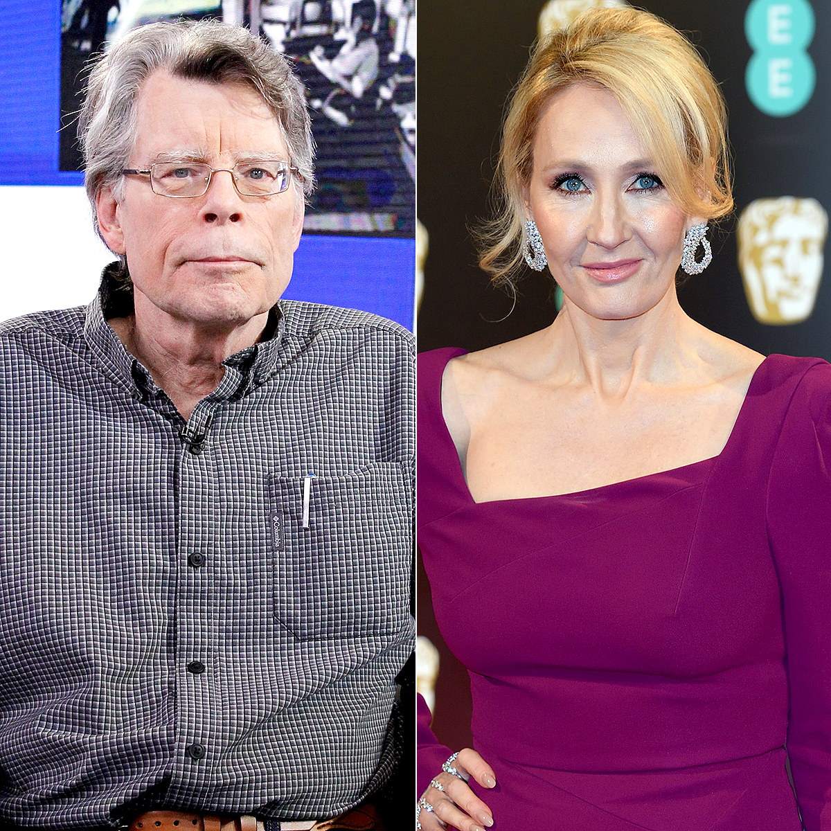 Stephen King and JK Rowling