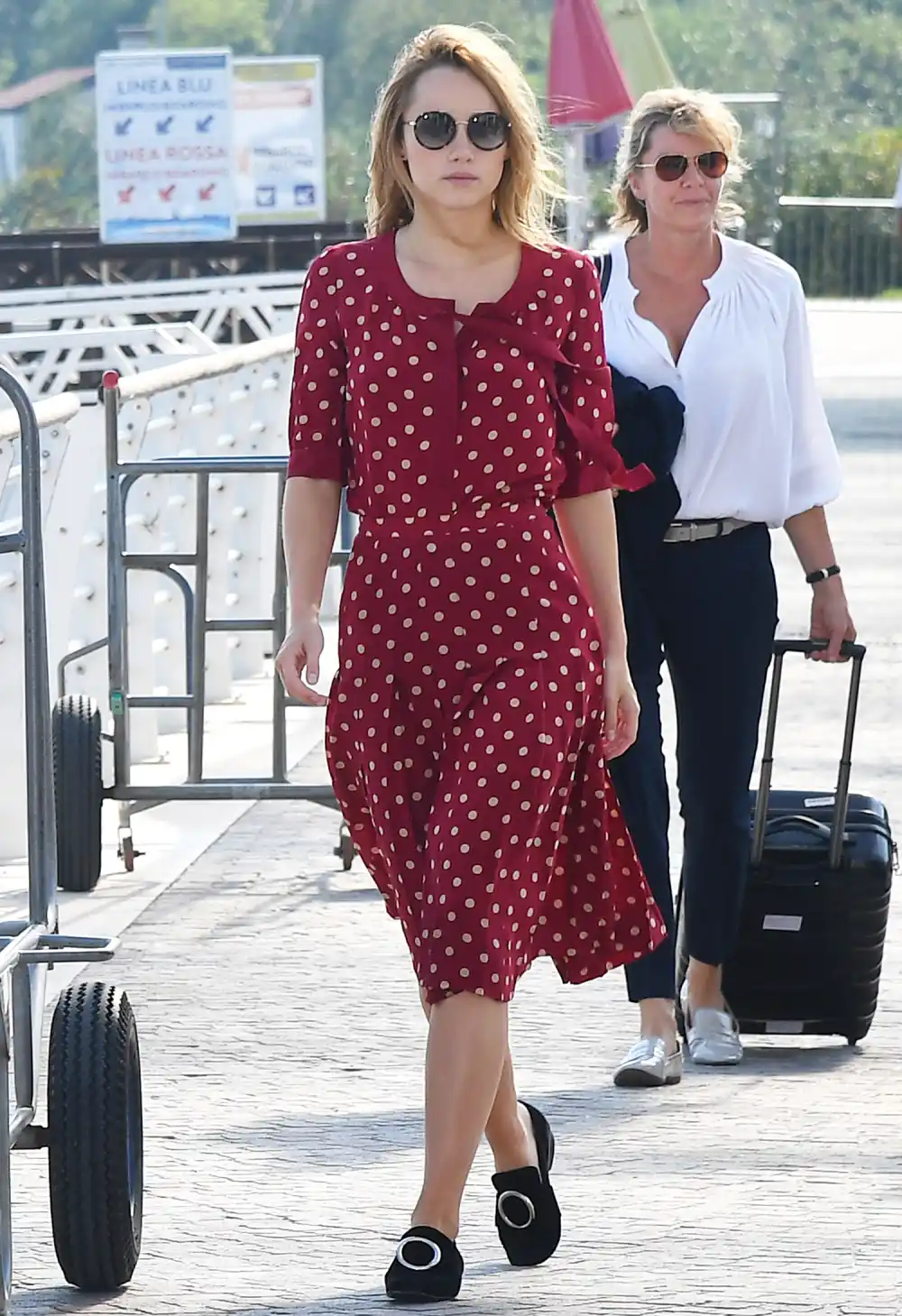 Suki Waterhouse is seen during The 73rd Venice Film Festival on September 7, 2016 in Venice, Italy.