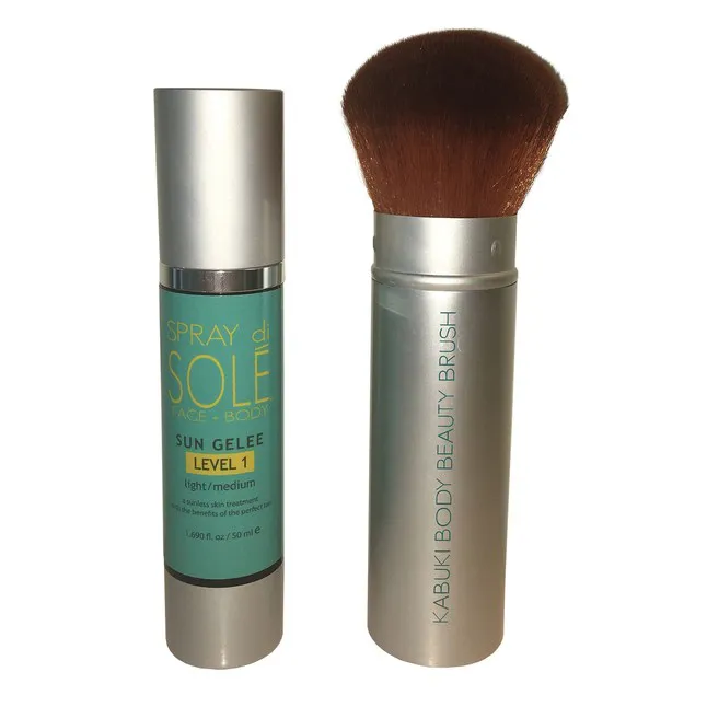 Sun Gelee Self Tan + Kabuki Body Brush