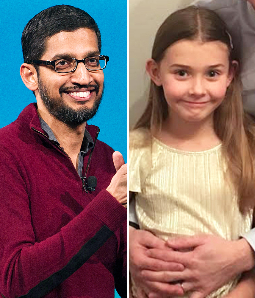 Sundar Pichai Chloe Bridgewater Google Girl Andy Bridgewater