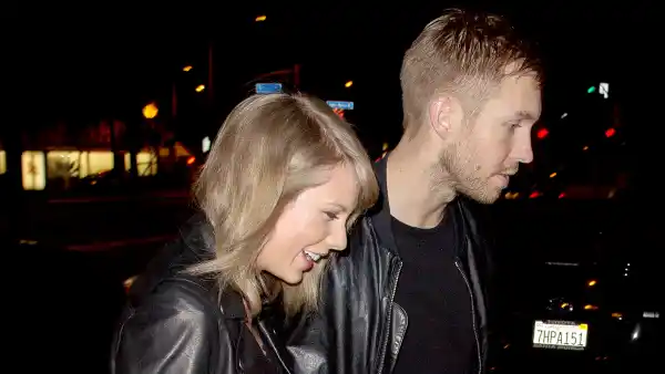 Taylor Swift and Calvin Harris arrive back in Los Angeles together via private jet, after a romantic getaway in the Caribbean islands! The pair were seen having a hug and kiss before heading separate ways.