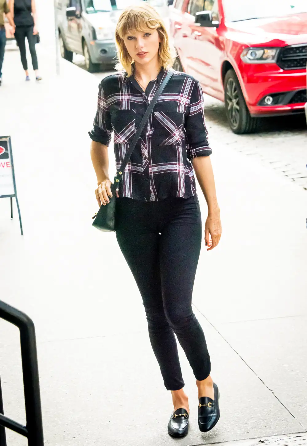 Taylor Swift is seen on September 28, 2016 in New York City.