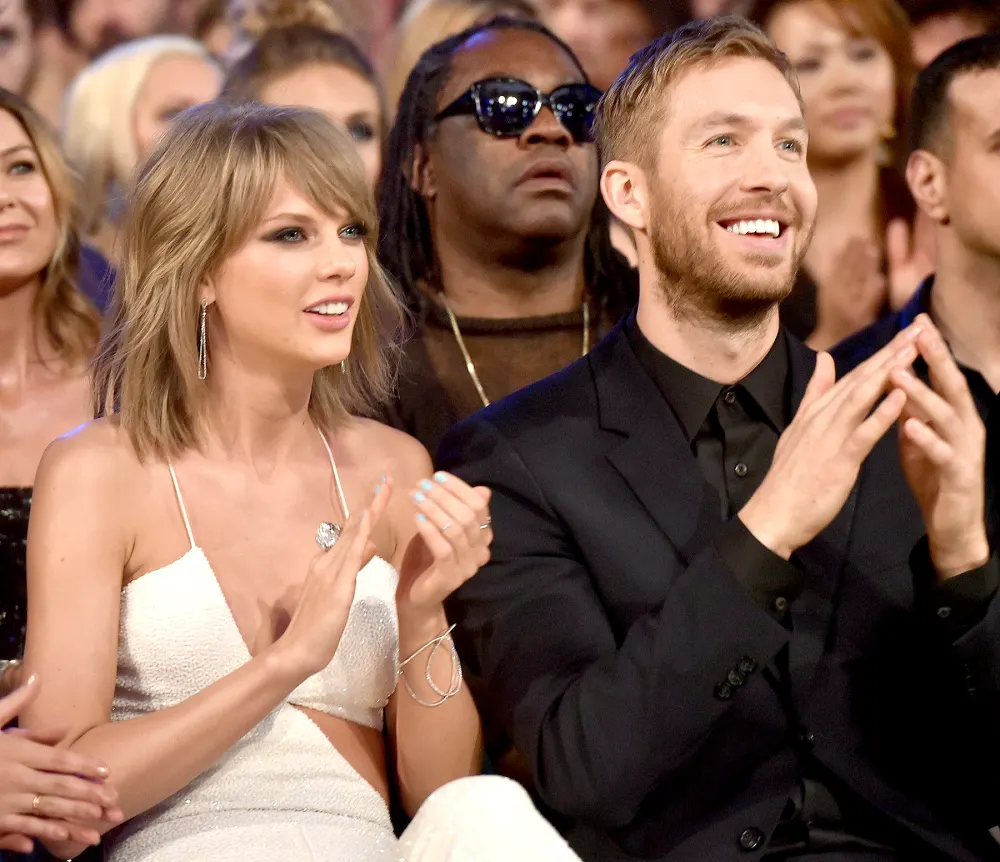 Taylor Swift and Calvin Harris attend the 2015 Billboard Music Awards.