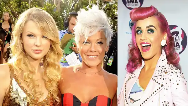 Taylor Swift, Pink and Katy Perry
