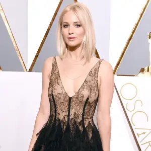 Jennifer Lawrence attends the 88th Annual Academy Awards.
