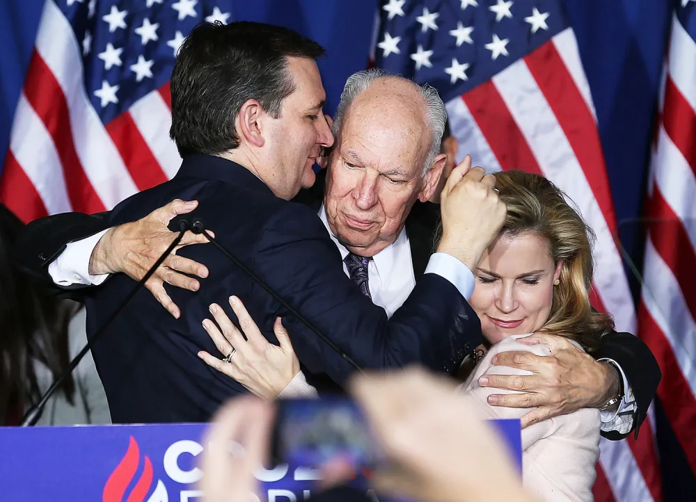 Ted Cruz, Rafael Cruz and Heidi Cruz