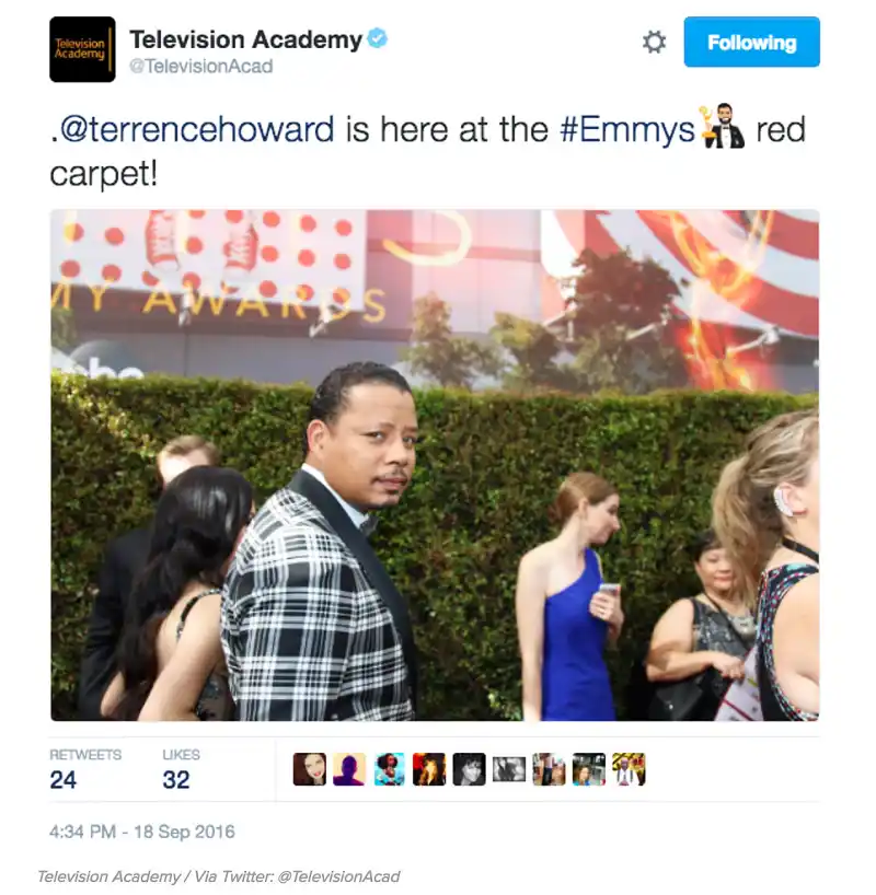 Terrence Howard Cuba Good Jr. Emmys 2016