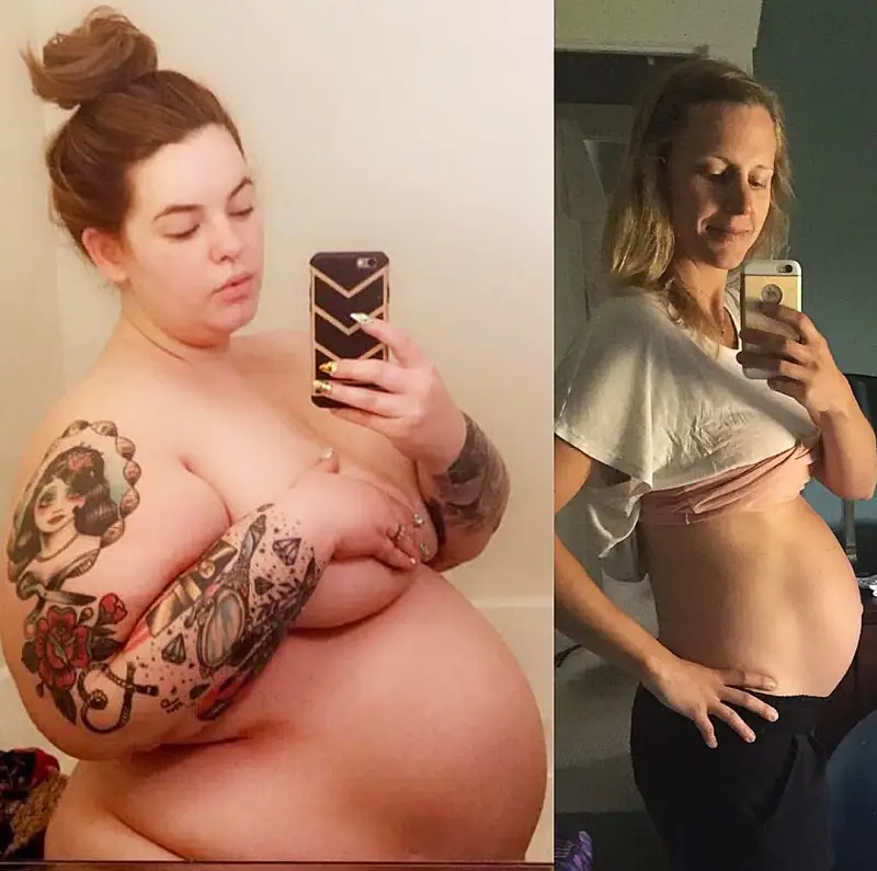 Tess Holliday Brittany Aae baby bump