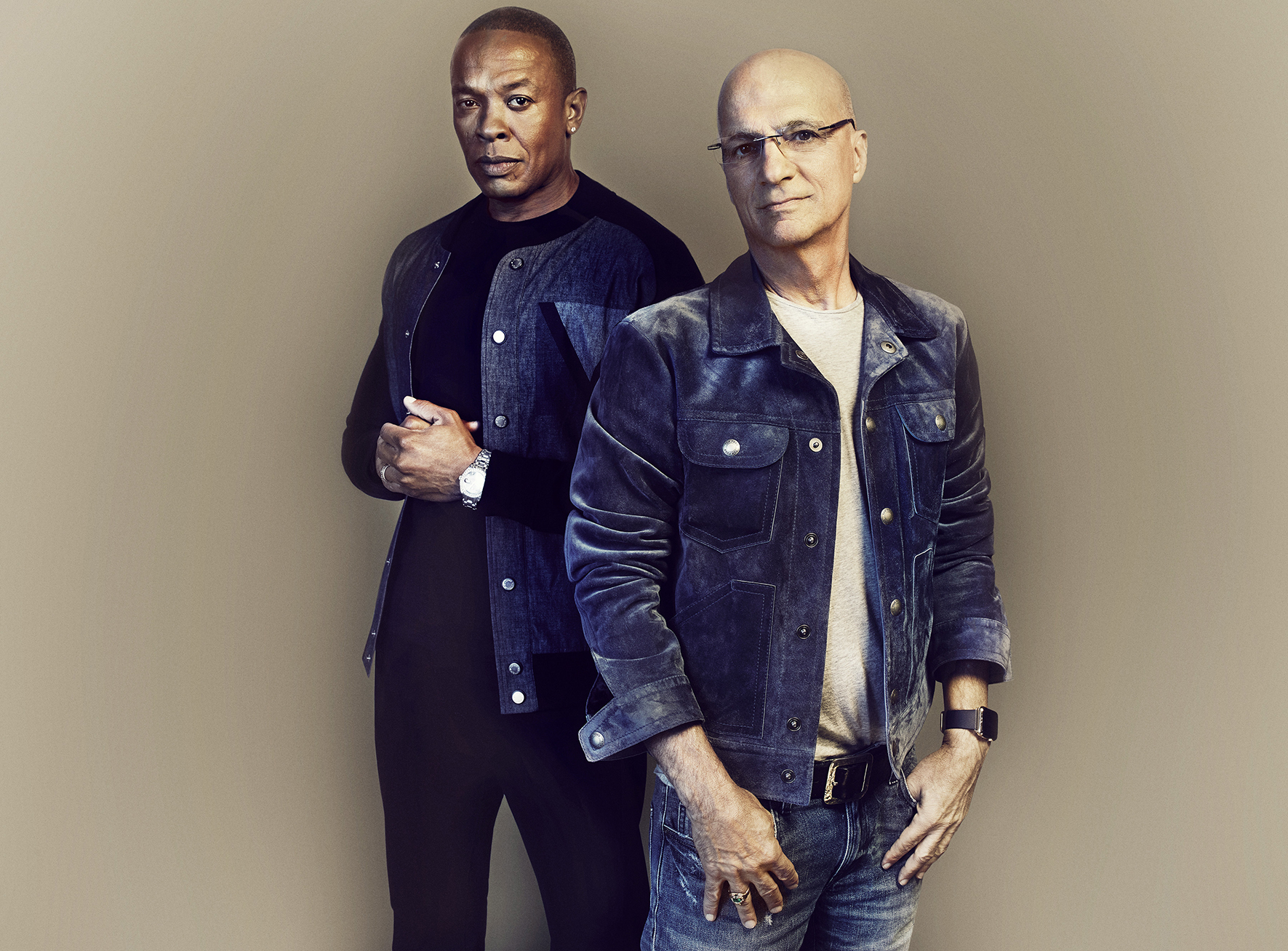 Dr. Dre and Jimmy Iovine Joe Pugliese /AUGUST/courtesy of HBO