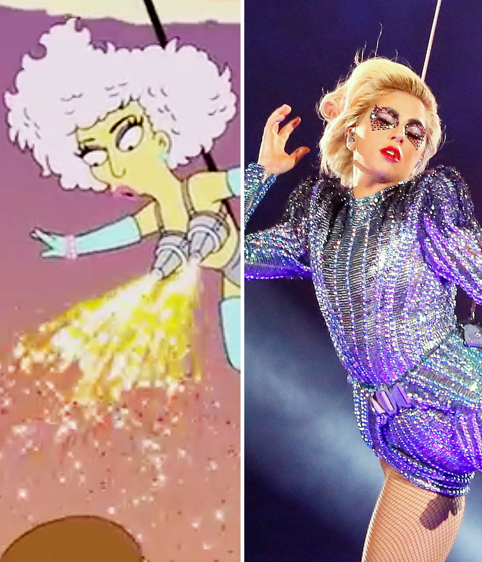 The Simpsons Lady Gaga Super Bowl