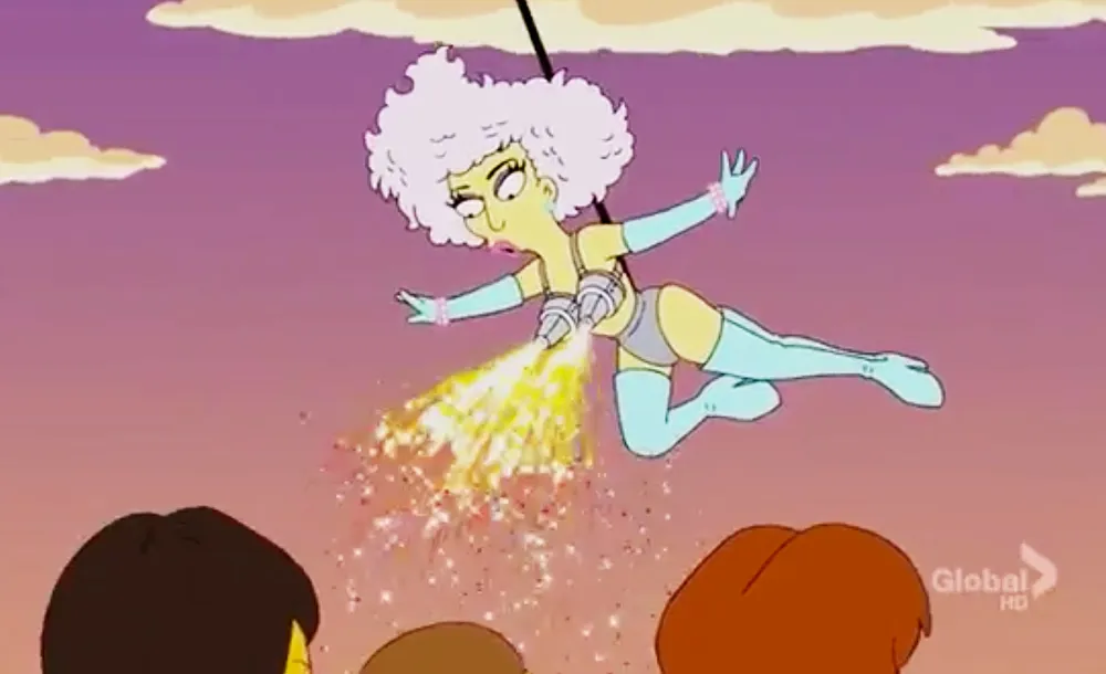 The Simpsons Lady Gaga