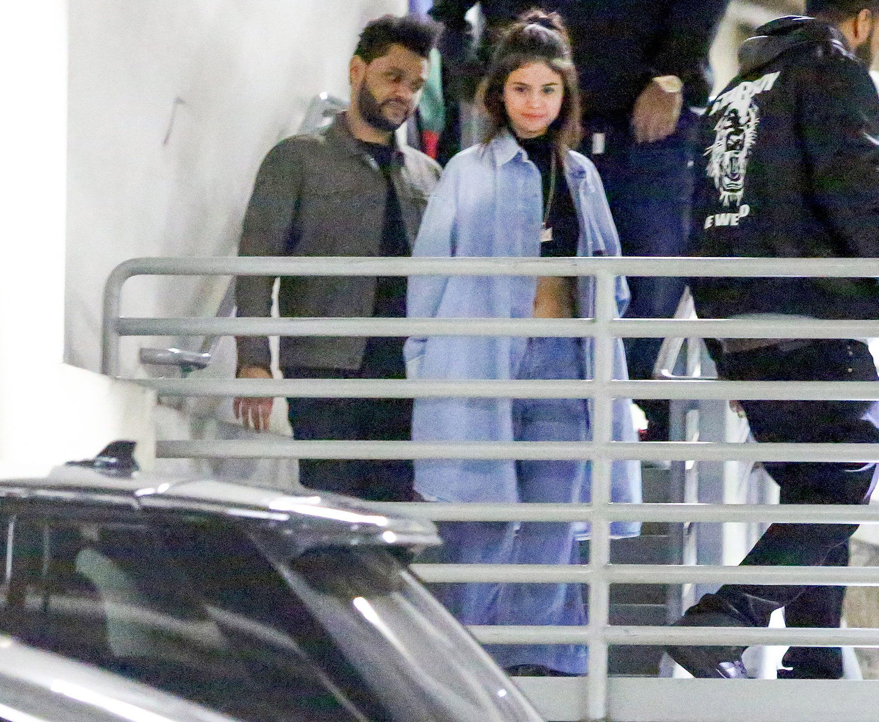 Selena Gomez and The Weeknd enjoy a 4-hour date night at Dave & Buster's in Hollywood.