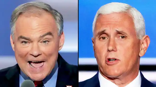 Tim Kaine and Mike Pence