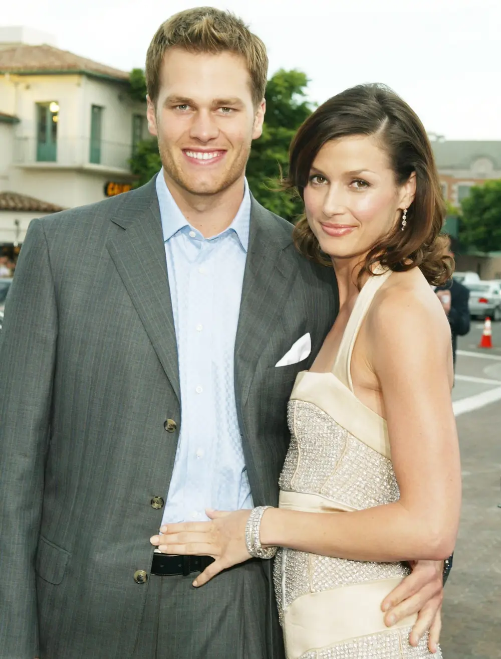 Tom Brady and Bridget Moynahan attend the premiere of 20th Century Fox's