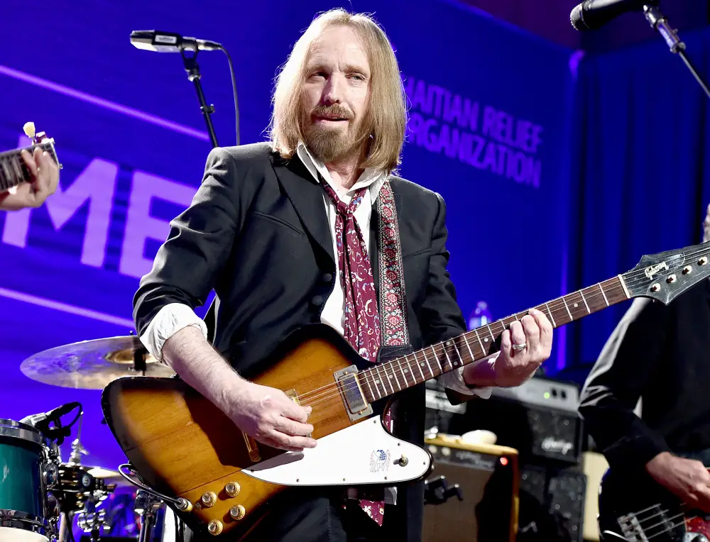 Tom Petty performs on stage during the 5th Annual Sean Penn & Friends Help Haiti Replica Luxury Handbag Gala Benefiting J/P Haitian Relief Organization at Montage Hotel in Beverly Hills on January 9, 2016.