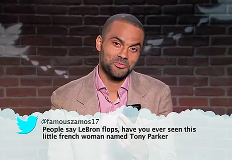 mean tweets teaser - tony parker