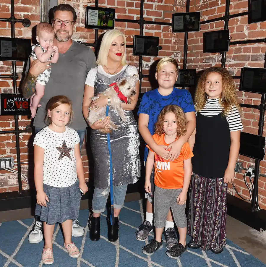 Tori Spelling Dean McDermott Liam Stella Hattie Finn Beau