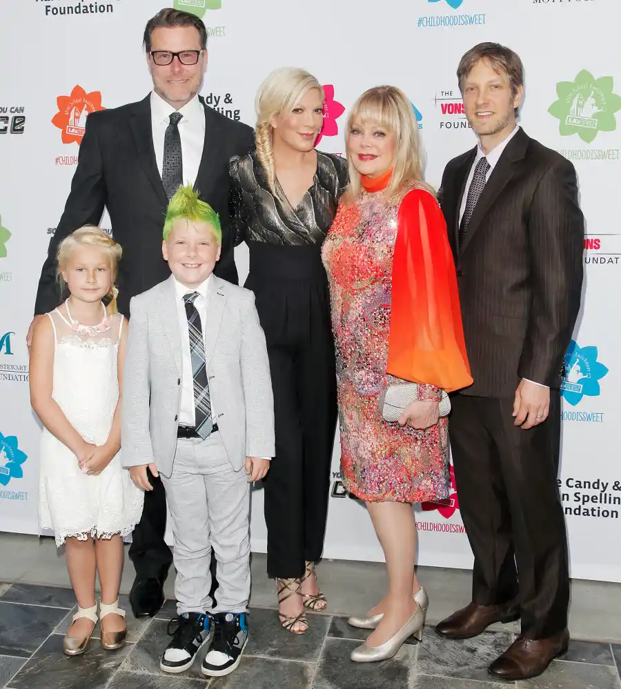 Tori Spelling Dean McDermott Liam Stella Candy Spelling Randy Spelling