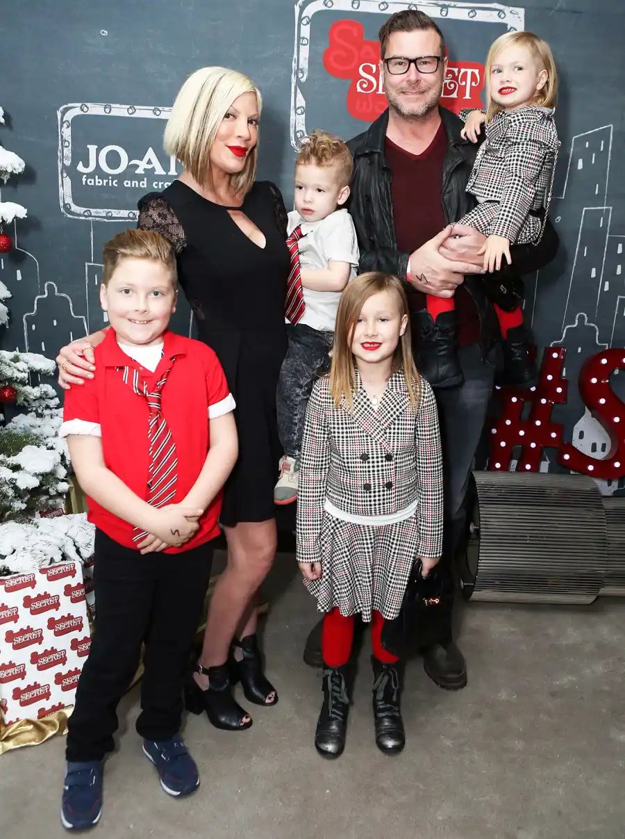 Tori Spelling Dean McDermott Liam Stella Hattie Finn