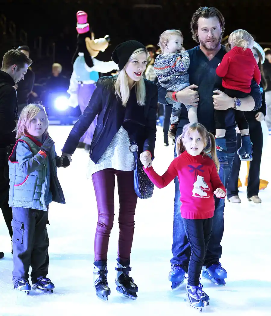 Tori Spelling Dean McDermott Liam Stella Hattie Finn