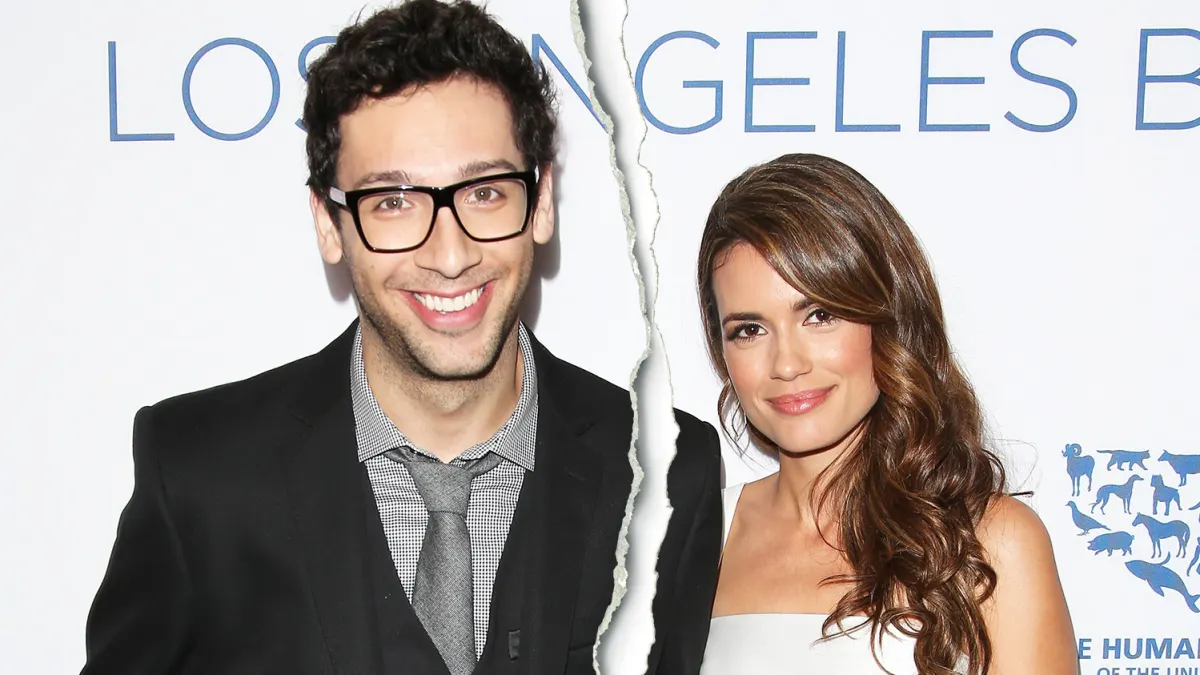 Torrey DeVitto and Rick Glassman