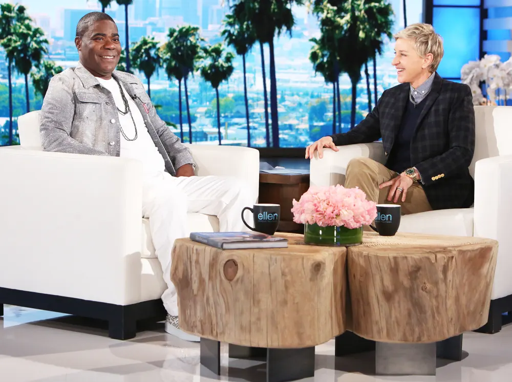 Tracy Morgan and Ellen DeGeneres