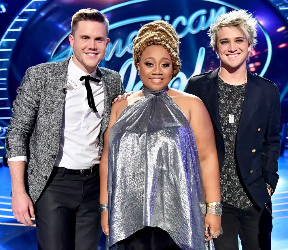 Trent Harmon, La'Porsha Renae and Dalton Rapattoni