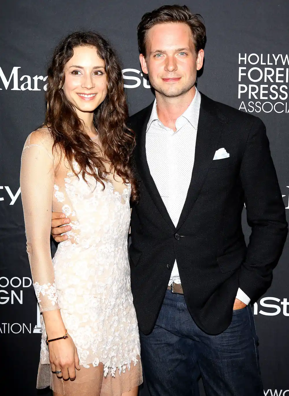 Troian Bellisario and Patrick J. Adams