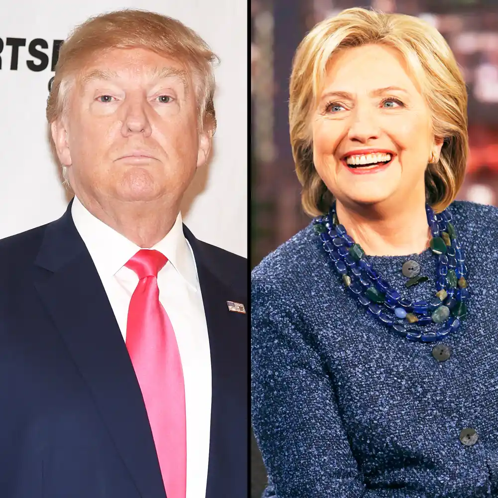 Donald Trump and Hillary Clinton