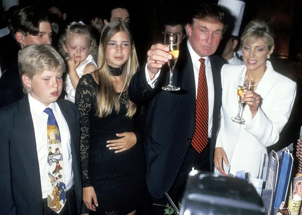 Eric Trump Donald Trump Jr Tiffany Trump Ivanka Trump Donald Trump Marla Maples