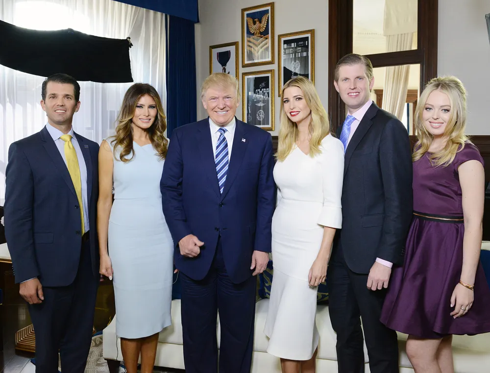 Donald Trump Jr Melania Trump Donald Trump Ivanka Trump Eric Trump Tiffany Trump