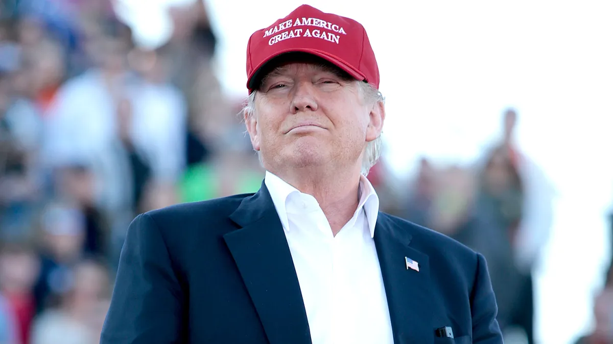 Donald Trump campaigns for President of the United States at Madison City Stadium on February 28, 2016 in Madison, Alabama.