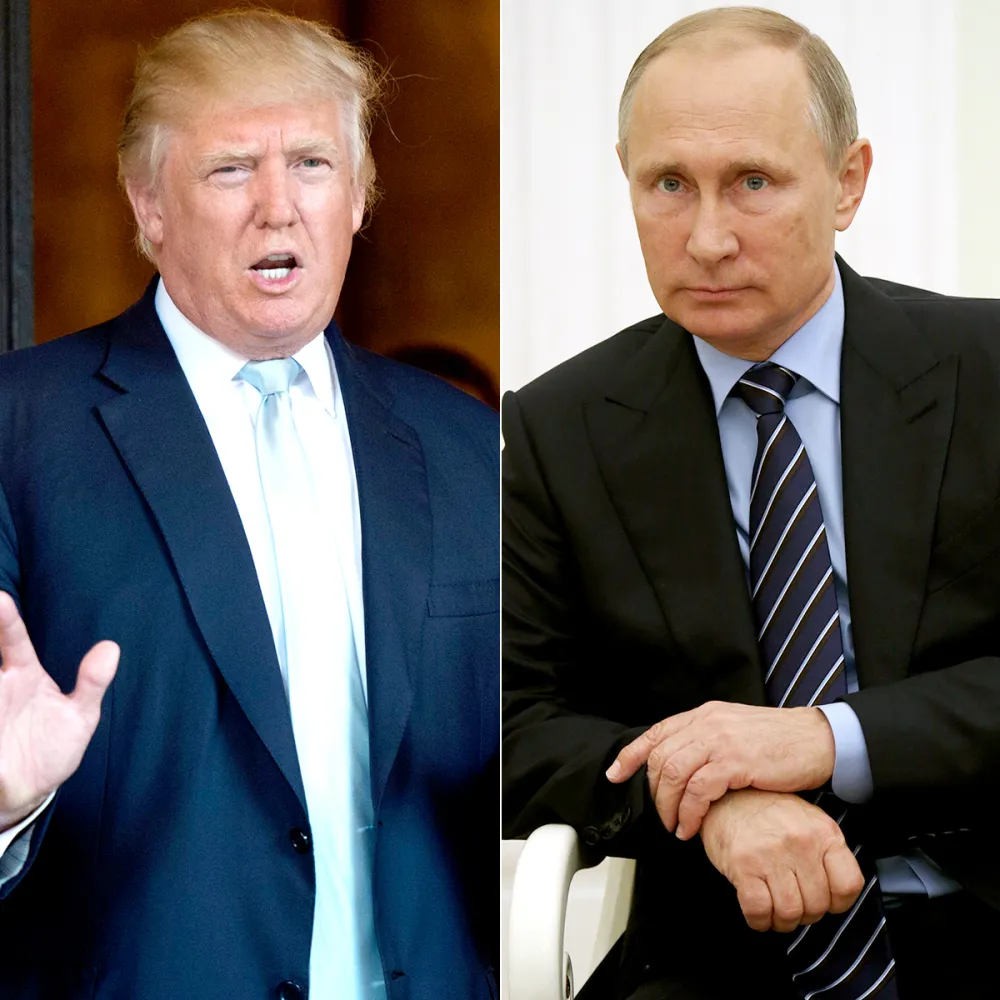 Donald Trump and Vladimir Putin