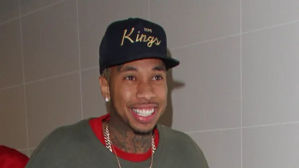 Tyga arriving at LAX earlier this month