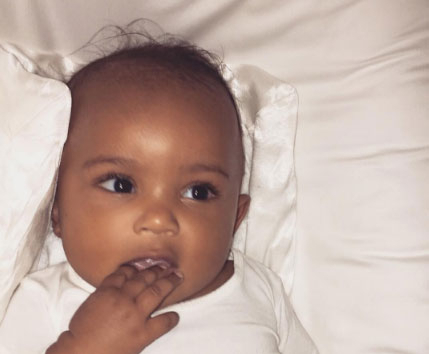 Kim Kardashian shared an adorable picture of son Saint West