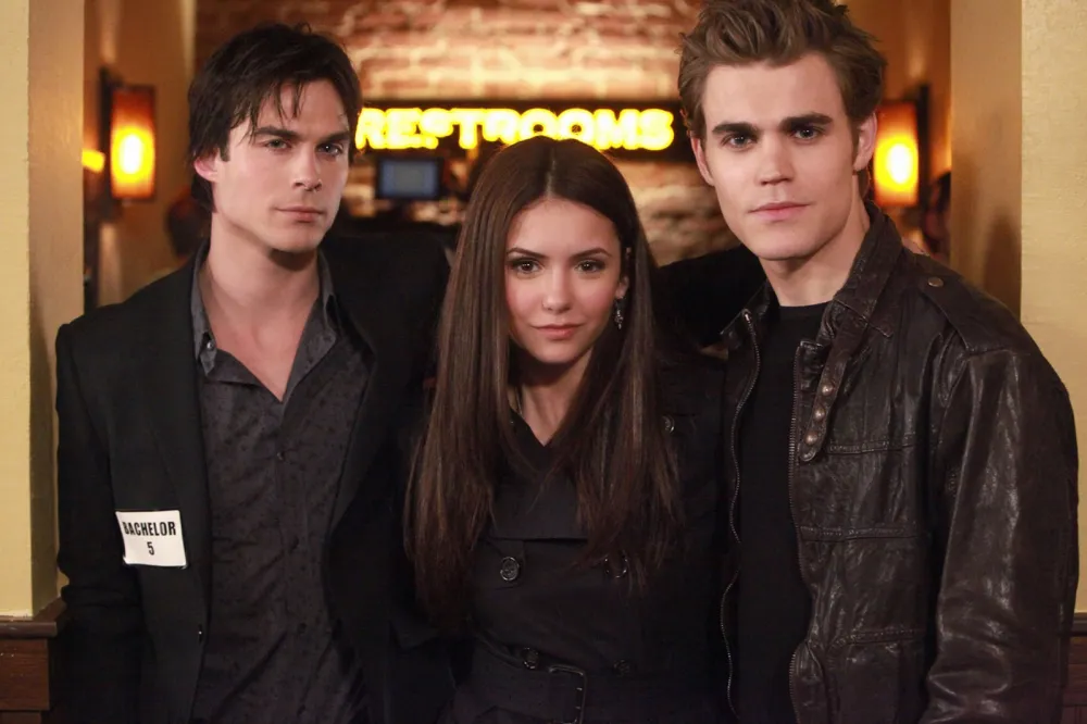 Vampire Diaries Ian Somerhalder, Nina Dobrev and Paul Wesley