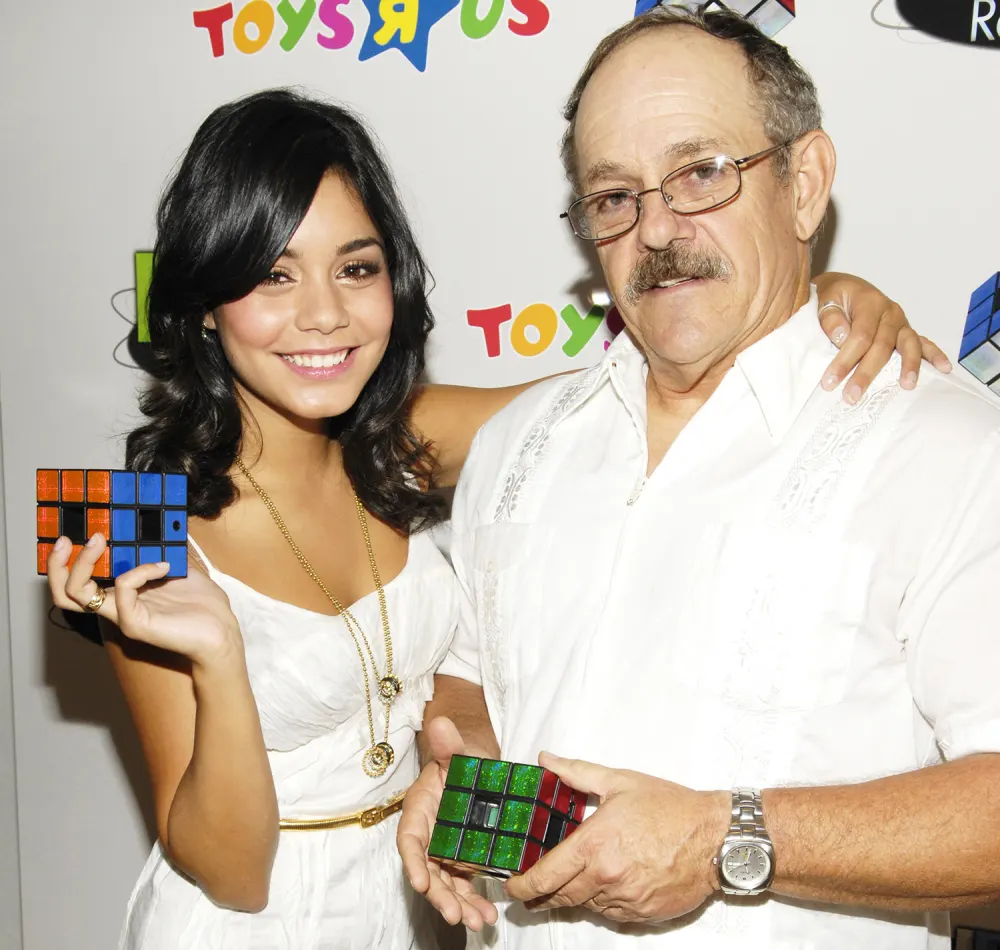 Vanessa Hudgens and her father Greg Hudgens