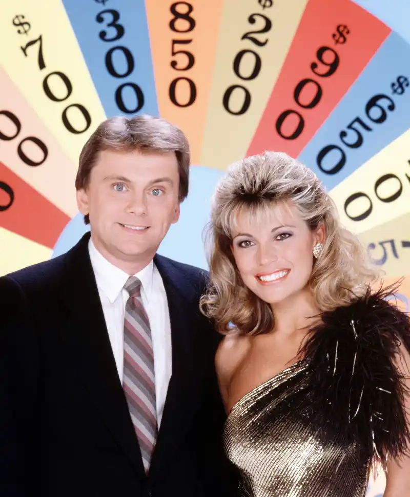 Pat Sajak and Vanna White