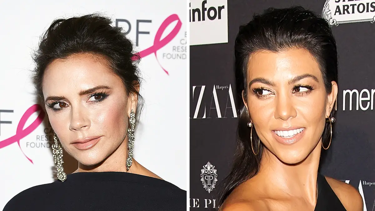 Victoria Beckham Kourtney Kardashian