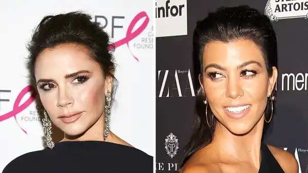 Victoria Beckham Kourtney Kardashian