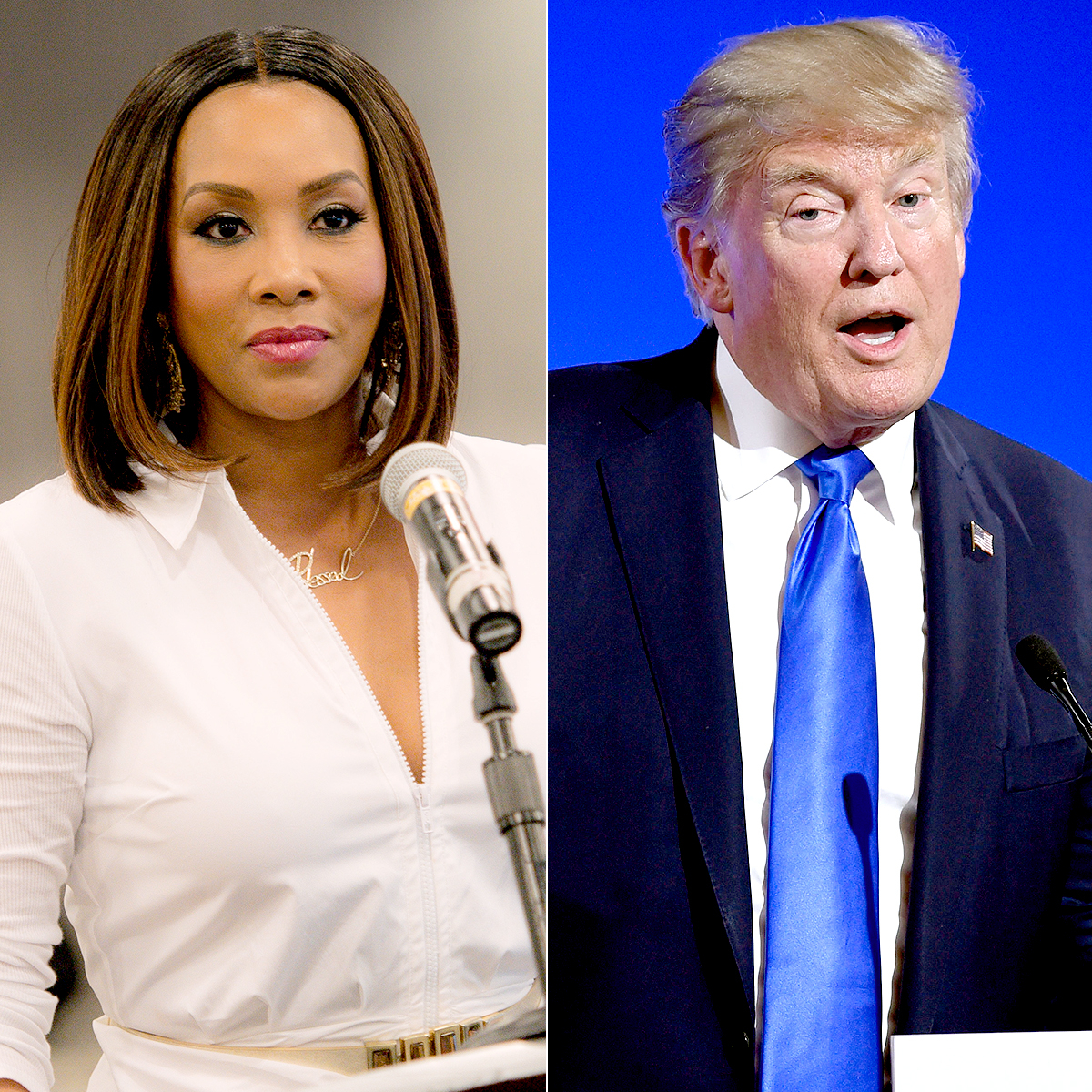 Vivica A. Fox and Donald Trump