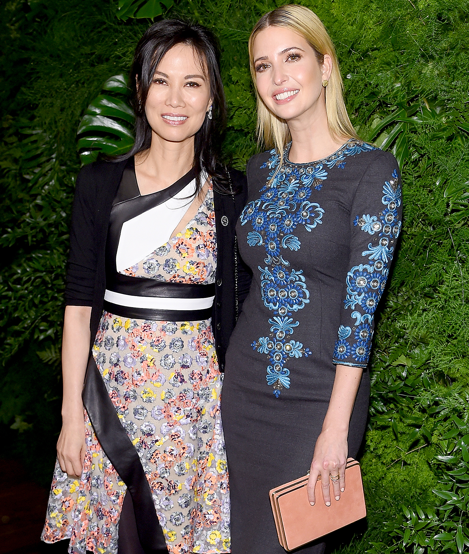 Wendi Murdoch and Ivanka Trump attend the Women's Brain Health Initiative Launch at Urban Zen on March 23, 2015 in New York City.