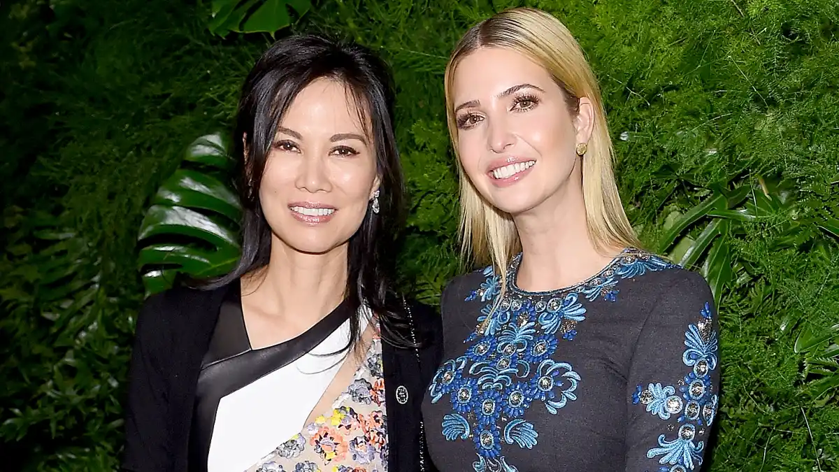 Wendi Murdoch and Ivanka Trump attend the Women's Brain Health Initiative Launch at Urban Zen on March 23, 2015 in New York City.