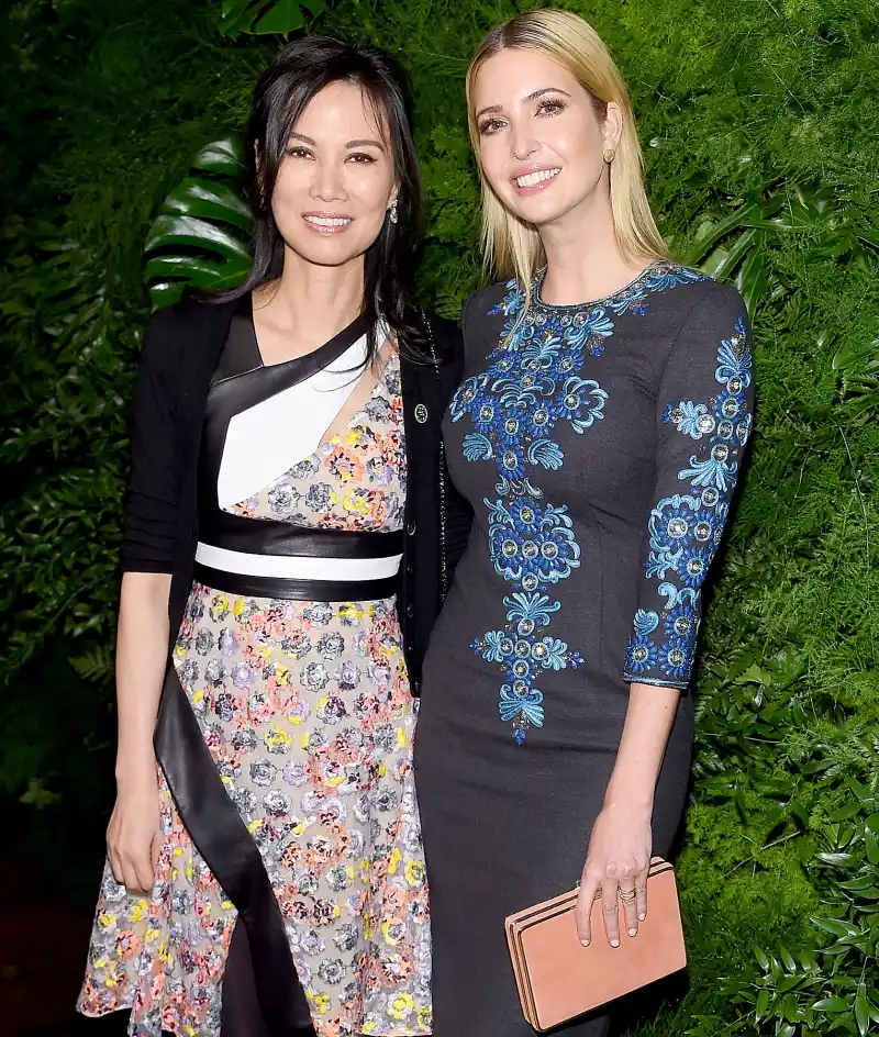 Wendi Murdoch and Ivanka Trump attend the Women's Brain Health Initiative Launch at Urban Zen on March 23, 2015 in New York City.
