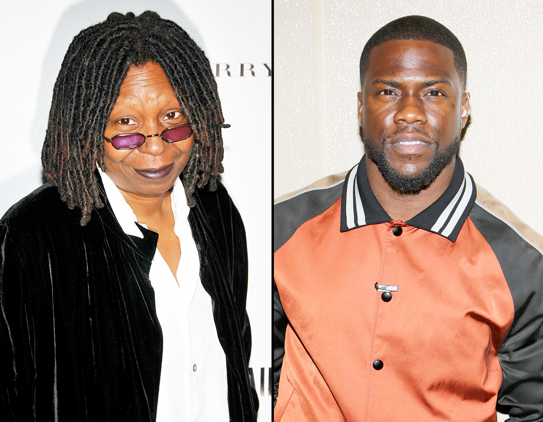 Whoopi Goldberg and Kevin Hart