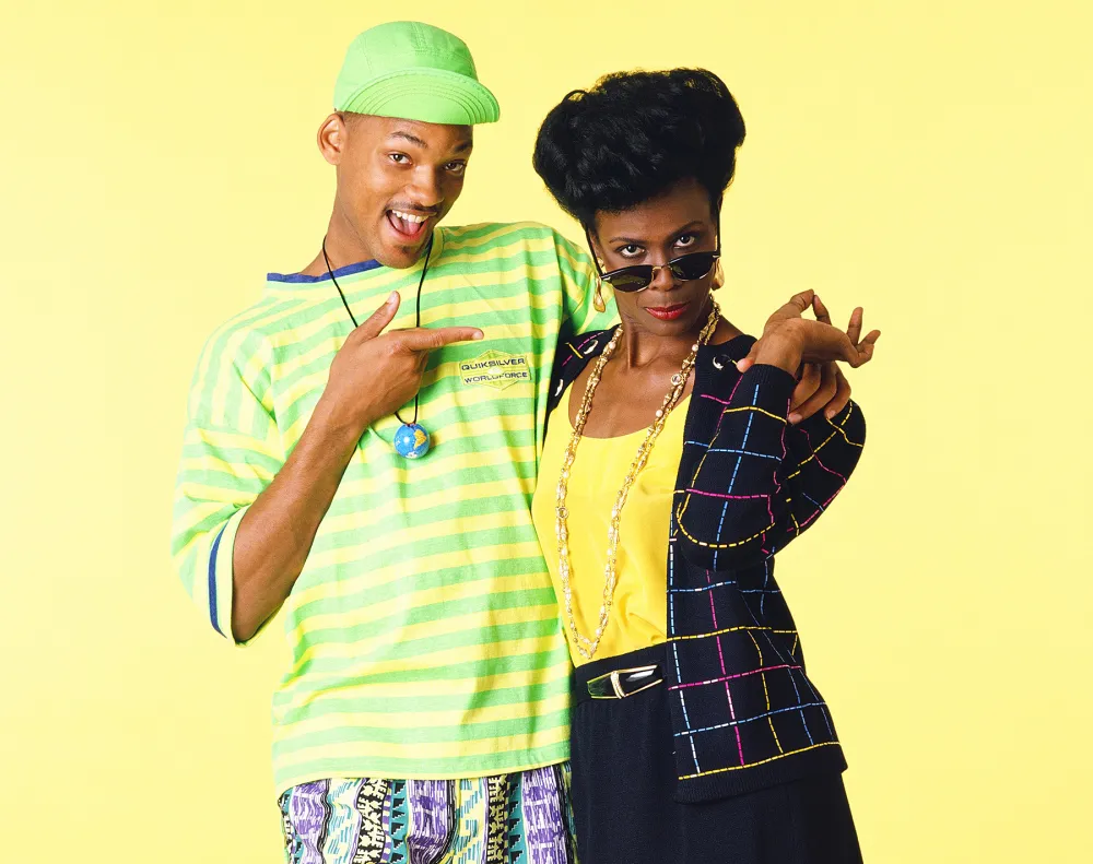 Will Smith and Janet Hubert