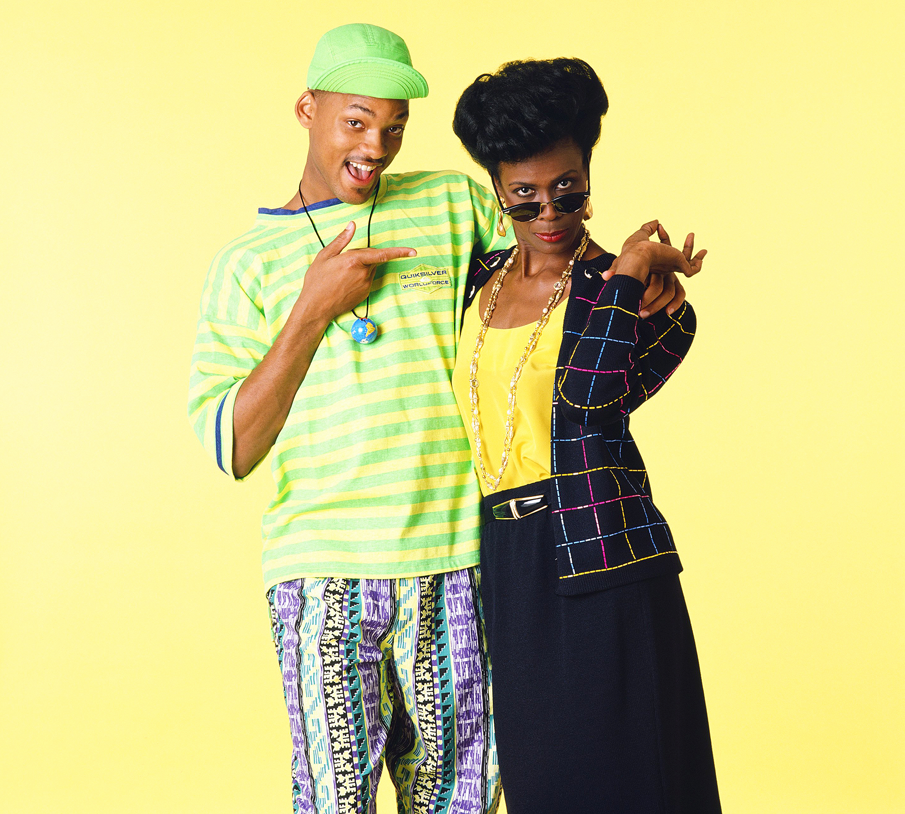 Will Smith and Janet Hubert