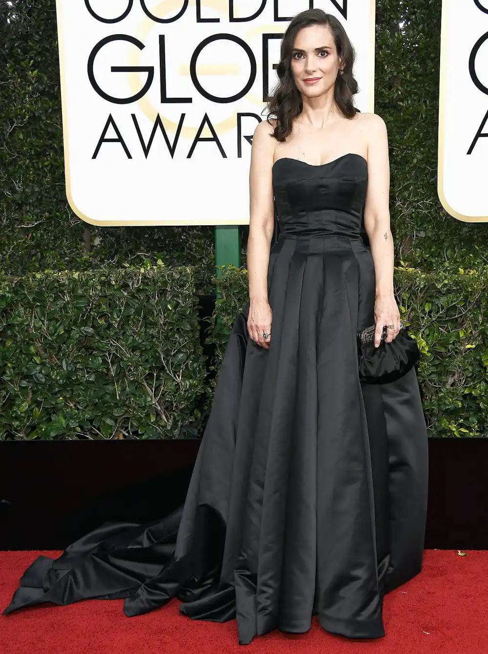 Winona Ryder Golden Globes