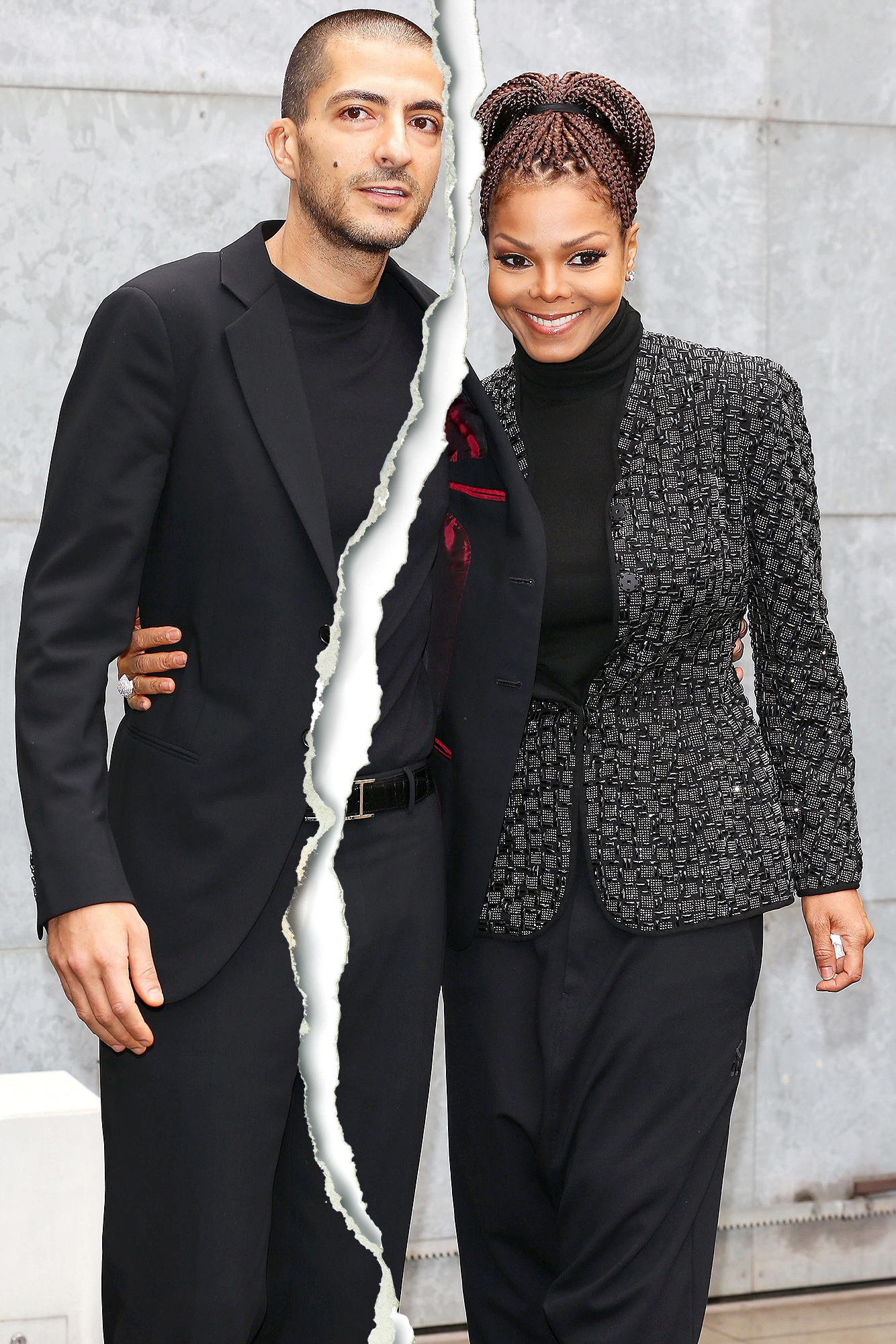 Wissam Al Mana and Janet Jackson