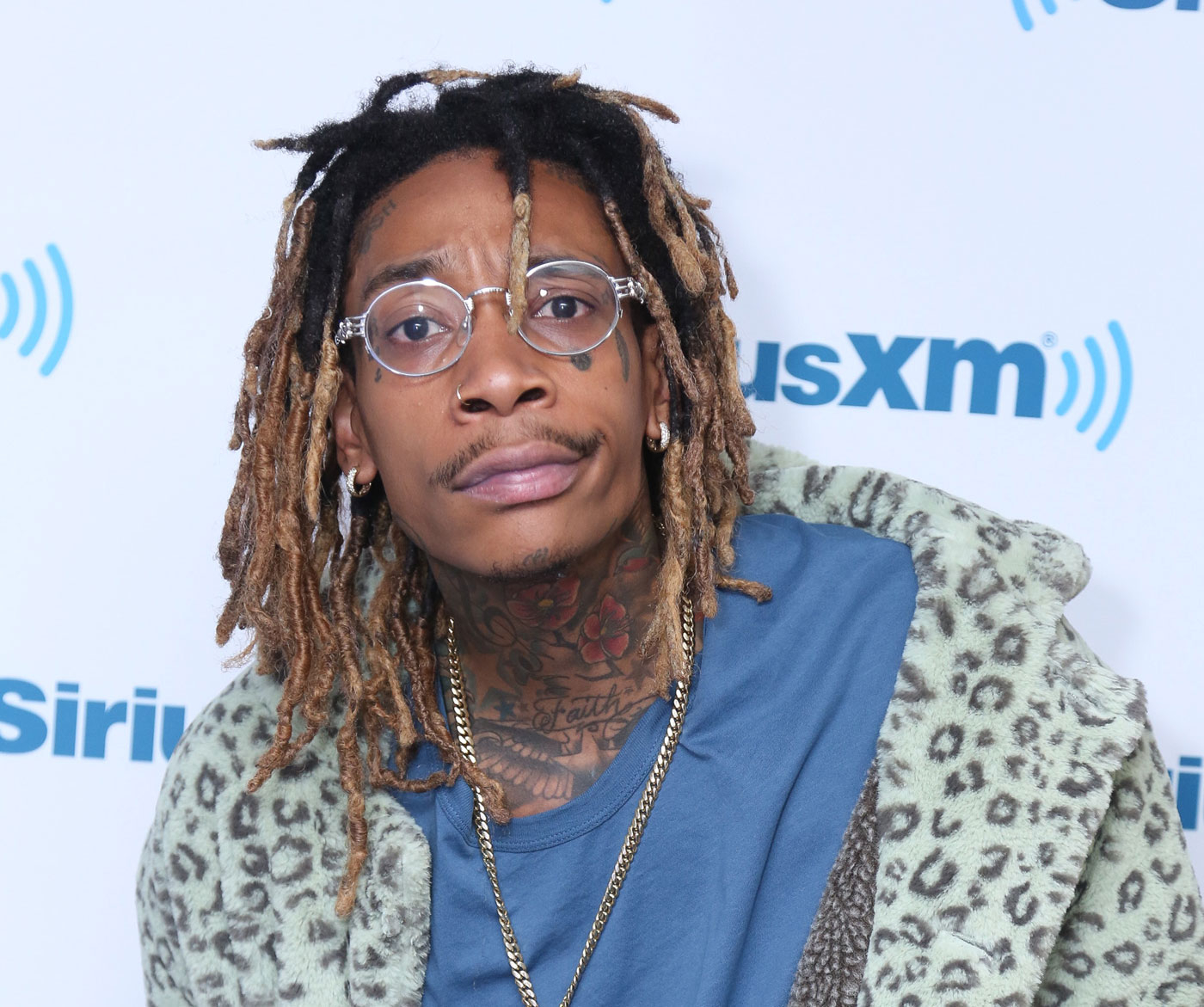 Wiz Khalifa visits at SiriusXM Studios on February 2, in New York City